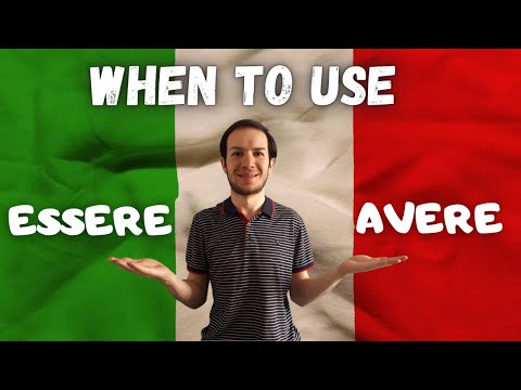როდის და როგორ გამოვიყენოთ Essere და Avere / When to use Essere and Avere verbs in Italian [SUB ENG]